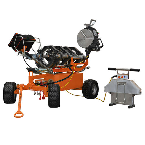Máquina de soldar a tope - DELTA 250 TRAILER - RITMO S.p.A. - manual / para tubo de plástico / 230 V monofásico