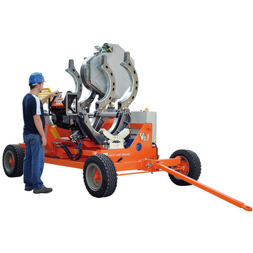 Máquina de soldar a tope - DELTA 630 TRAILER  - RITMO S.p.A. - automática / para plástico / para tuberías