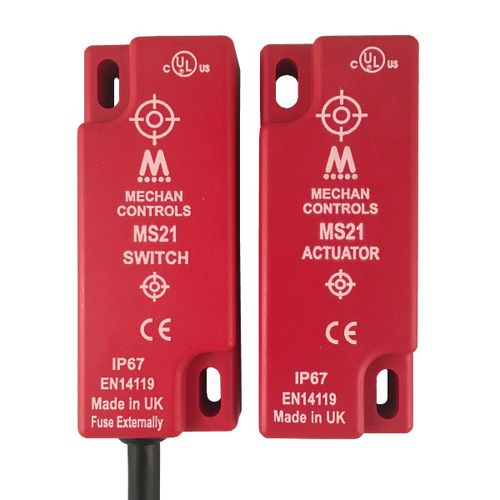 Interruptor de seguridad - MS21 - Mechan Controls - multipolar / IP67 / sin contacto