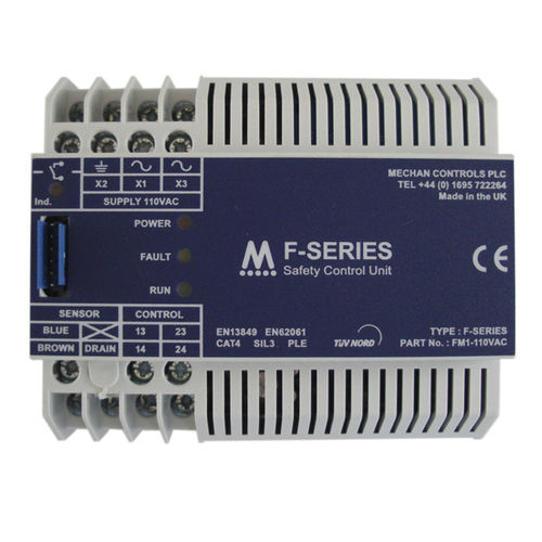 Módulo de relé de conmutación - FM1 - Mechan Controls - de seguridad / para montaje sobre riel DIN