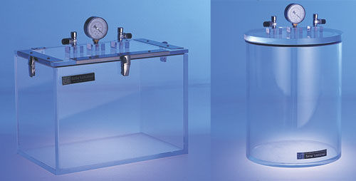 Cámara de vacío con estructura de vidrio - max. 762 x 762 x 102 mm  - Terra Universal Inc.