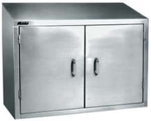 Armario de almacenamiento - max. 762 x 1 829 x 876 mm - Terra Universal Inc. - para instalación en pared / de puertas batientes / de acero inoxidable