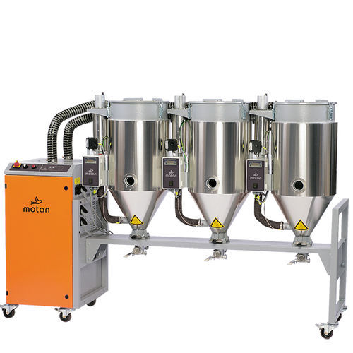 Secador de aire seco - LUXOR S - motan gmbh - para granulado de plástico / compacto