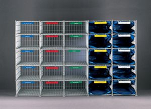 Sistema de estanterías de taller - 102 x 45 x 32 cm - Precintia International - unilateral / ajustable / para carga ligera