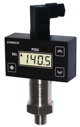 Transmisor de presión relativa - max. 500 bar | PSQA - Comeco Control & Measurement - de capa fina / analógico / montado en panel