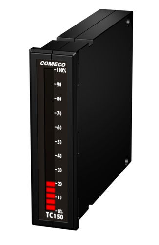Indicador de proceso - -10 °C ... +65 °C | TC150 - Comeco Control & Measurement - con display de barras / LED / para montaje sobre panel