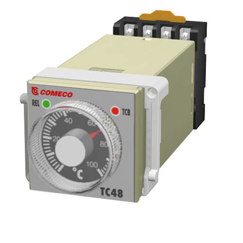 Controlador de temperatura analógico - 230 V | TC48 - Comeco Control & Measurement - termoeléctrico / para alimentos / montado en panel