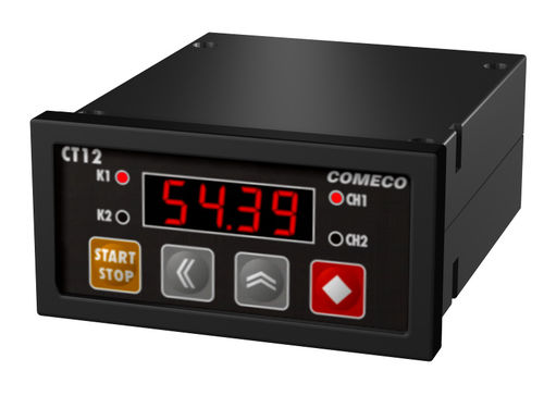 Minutería digital - max. 9 999 min | CT12 - Comeco Control & Measurement - montado en panel / programable