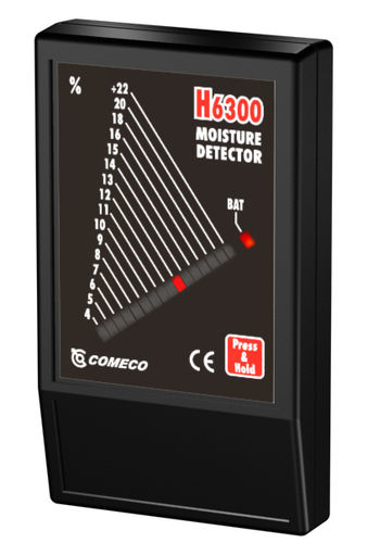 Humidímetro para suelos - 1 - 7 cm | H6300 - Comeco Control & Measurement - para hormigón / para madera / dieléctrico