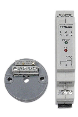 Transmisor de temperatura en riel DIN - -50 °C ... +1 300 °C | TRN series - Comeco Control & Measurement - termopar / analógico / de proceso