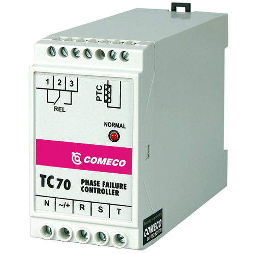 Relé de vigilancia de temperatura - 250 V | TC70 - Comeco Control & Measurement - de fases / trifásico / para motor eléctrico