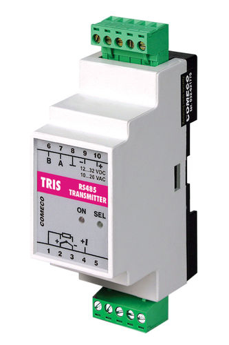 Transmisor de temperatura en riel DIN - -100 °C ... +1 800 °C | TRIS  - Comeco Control & Measurement - termopar / RTD / digital
