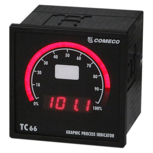 Indicador de proceso - -10 °C ... +65 °C | TC66 - Comeco Control & Measurement - digital / para montaje sobre panel