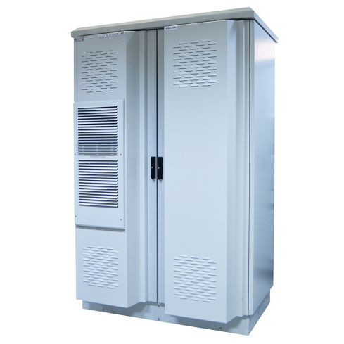 Armario de red de suelo - Electro Alfa International - con ventilación / modular / de exterior