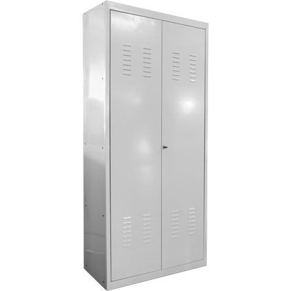 Armario de almacenamiento - Electro Alfa International - con patas / de puertas batientes / de acero