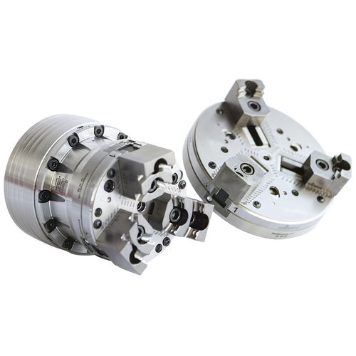 Portapinzas con pinza de bloqueo - 3-jaw module - HAINBUCH GMBH SPANNENDE TECHNIK - 3 mordazas