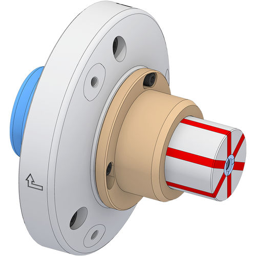 Mandril de sujeción de piezas con adaptador - MANDO Adapt T812 - HAINBUCH GMBH SPANNENDE TECHNIK - pinzas fijas / de precisión