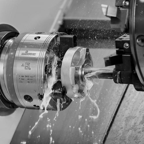 Mandril de torno con mordaza - B-Top - HAINBUCH GMBH SPANNENDE TECHNIK - automático / 3 mordazas / con centro hueco