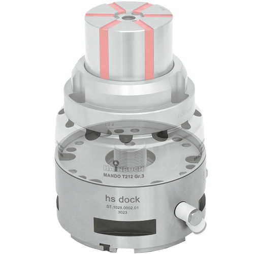 Unidad de fijación hidráulica - hs-dock - HAINBUCH GMBH SPANNENDE TECHNIK - de mandril