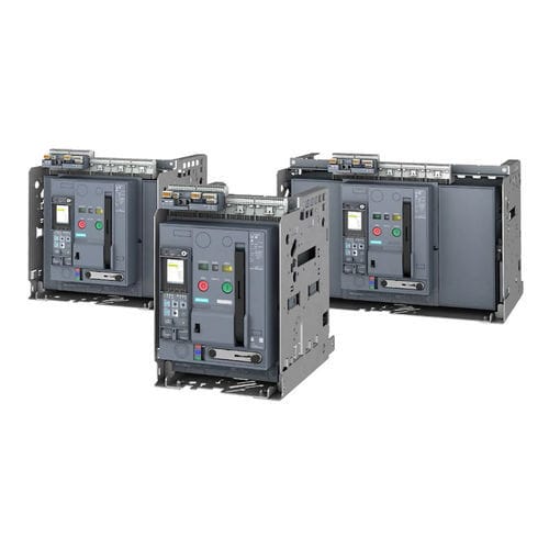 Disyuntor de aire - 3WA series - Siemens Low-voltage – Power distribution - defectos de puesta a la tierra / de baja tensión / para sobrecargas