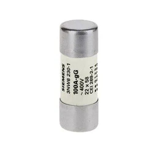 Fusible cilíndrico - 3NW series - Siemens Low-voltage – Power distribution - de protección contra cortocircuitos / de baja tensión
