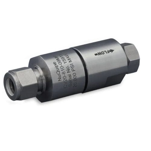 Válvula de retención de pistón - CV series - Airmo Incorporation - para agua / NPT / desatascadora