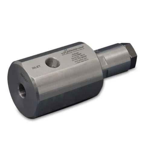 Válvula de alivio para agua - RV series - Airmo Incorporation - de acero inoxidable / con control neumático / de acero inoxidable