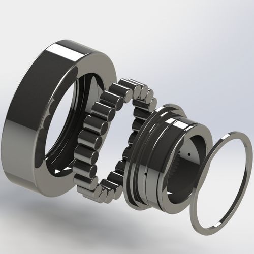 Rodamiento de rodillos cilíndricos - NUP | NUB - ROULTEX - radial / axial / de una sola hilera