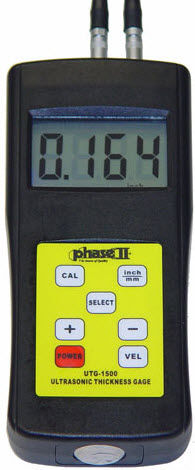 Medidor de espesores de corrosión - 0.040 - 8" | UTG-1500 - Phase II - portátil / de mano / por ultrasonidos