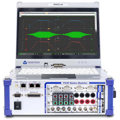 Sistema de adquisición de datos de alta velocidad - DEWE3-A4 - DEWETRON GmbH - benchtop / portátil / móvil