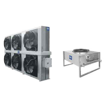Condensador ventilado - CTK.E 0040 D - 0450 D - EUROKLIMAT - aluminizado