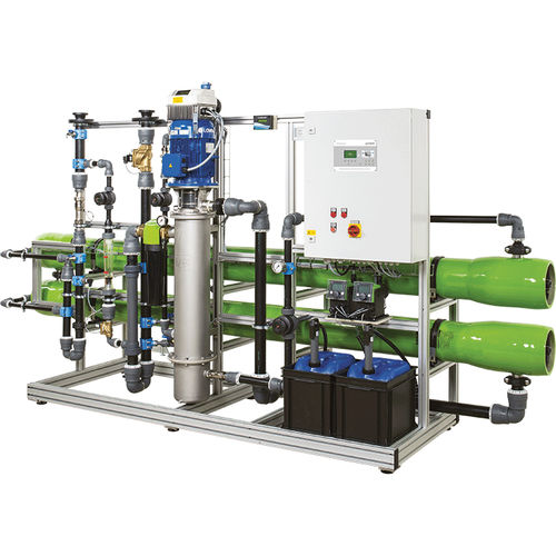Unidad de purificación de agua de ósmosis inversa - GENO®-OSMO-RKF - Grünbeck Wasseraufbereitung - compacta