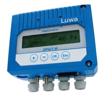 Transmisor de presión con indicador digital - DPGT - LUWA Air Engineering AG