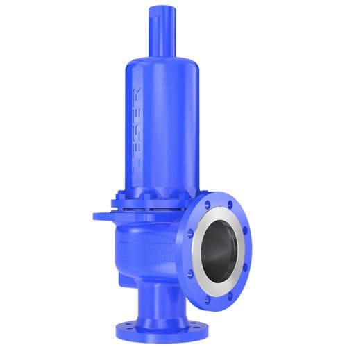 Válvula de seguridad de gas - 44 series  - LESER GmbH & Co. KG - de acero inoxidable / de alta eficacia / con brida