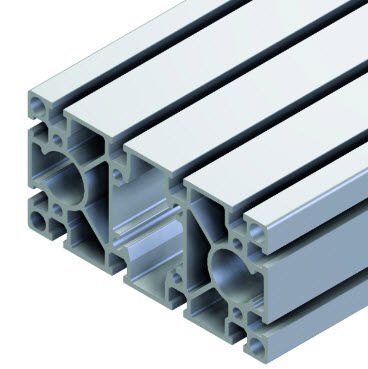 Perfil de aluminio - 20.1013/0  - Minitec - en T / de construcción / para carga pesada