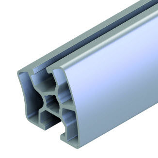 Perfil de aluminio - 20.1134/0 - Minitec - ranurado / redondo / para la industria