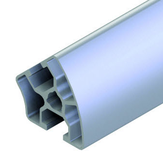 Perfil de aluminio - 20.1135/0 - Minitec - redondo / 45° / de marcos