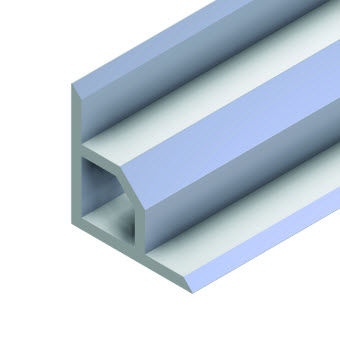 Perfil de aluminio - 20.1011/0 - Minitec - triangular / para la industria / extruido