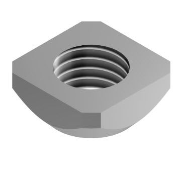 Tuerca cuadrada - 21.1309/0 - Minitec - de acero galvanizado / para ensamblaje de perfiles