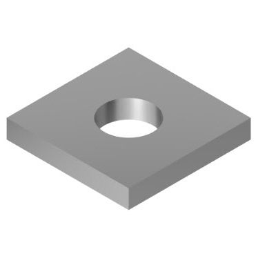 Arandela de freno - 21.1362/0 - Minitec - cuadrada / de acero galvanizado / para perfiles