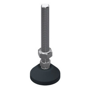 Pie de máquina - 21.1873/0 - Minitec - de mesa / de acero inoxidable / de nivelación