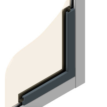 Perfil de plástico - 22.1107/1 - Minitec - ranurado / de construcción / extruido