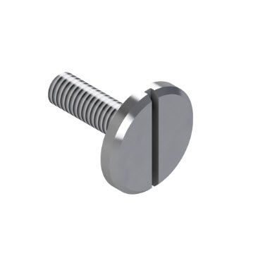 Tornillo de cabeza alomada - 21.2074/0 - Minitec - ranurado / de acero galvanizado