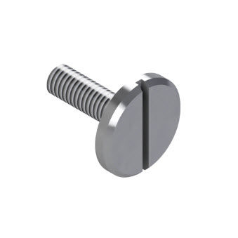 Tornillo de cabeza alomada - 21.1246/0 - Minitec - ranurado / de acero galvanizado