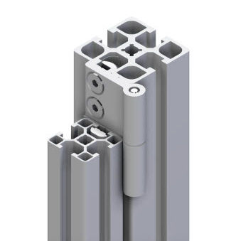 Bisagra de pivote - 21.1377/0 - Minitec - de aluminio / atornillable / 270°