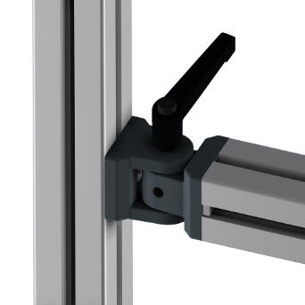 Bisagra de pivote - 21.2010/0 - Minitec - de aluminio / atornillable / para grandes cargas