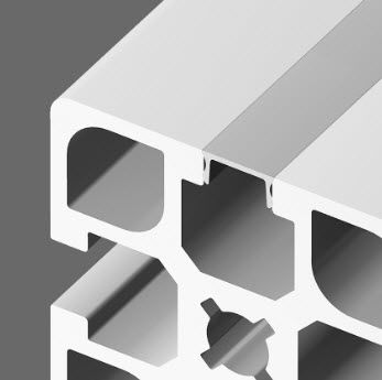Perfil cubrecanal reductor cubrecanal de aluminio - 20.1021/1 - Minitec - ranurado / extruido