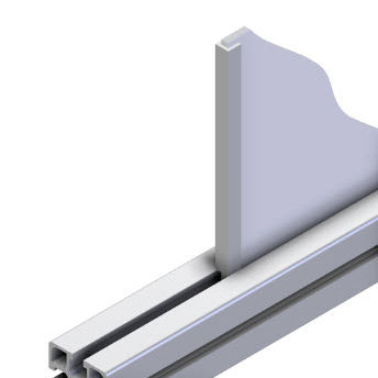 Perfil de aluminio - 21.1002/0 - Minitec - en U / de marcos