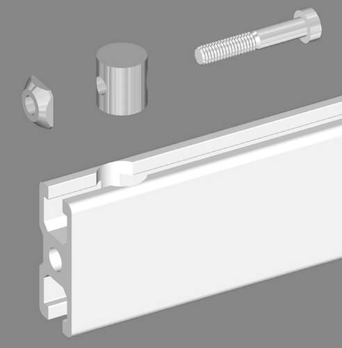 Conector de perno para ensamblaje de perfiles - 21.1024/0 - Minitec
