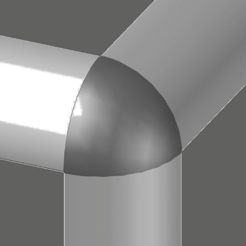 Conexión de tubo de esquina - 21.2199/0 - Minitec - de aluminio
